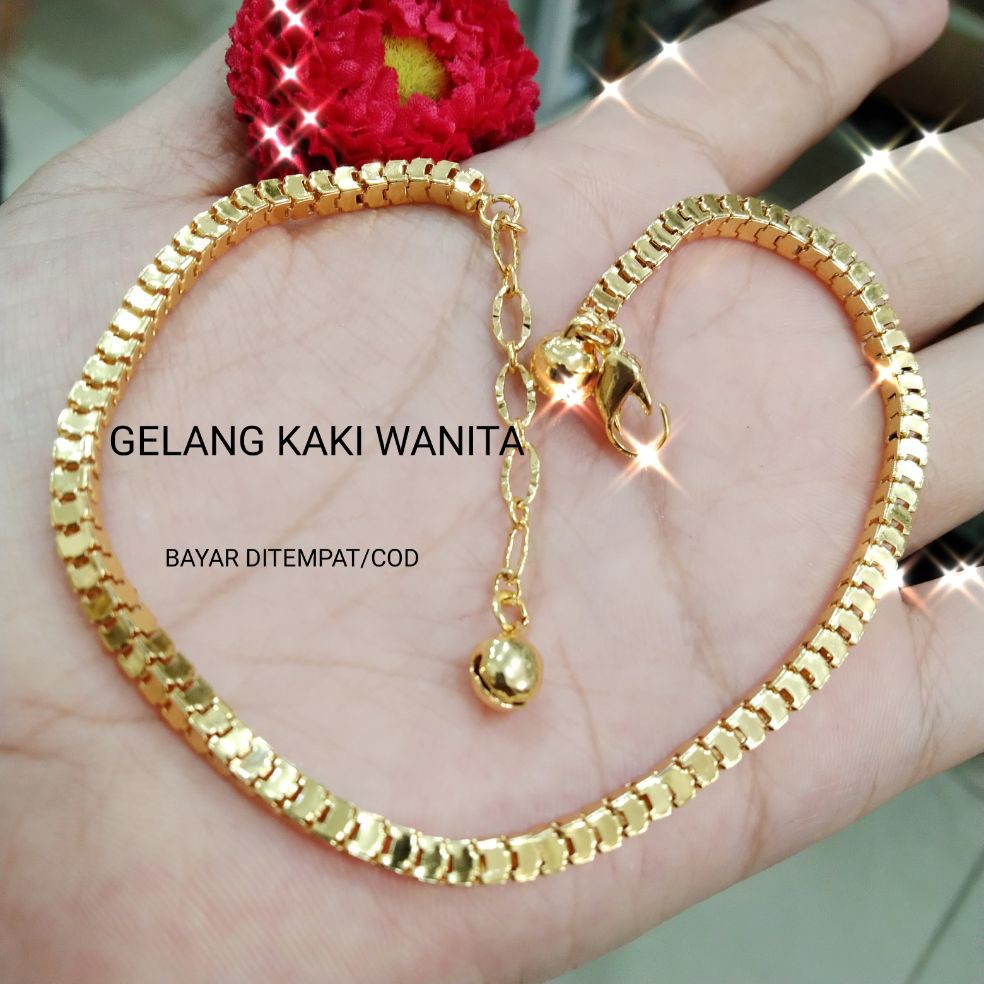 Kenten Acc - SA Gelang kaki milano cantik/gelang xuping murah S2