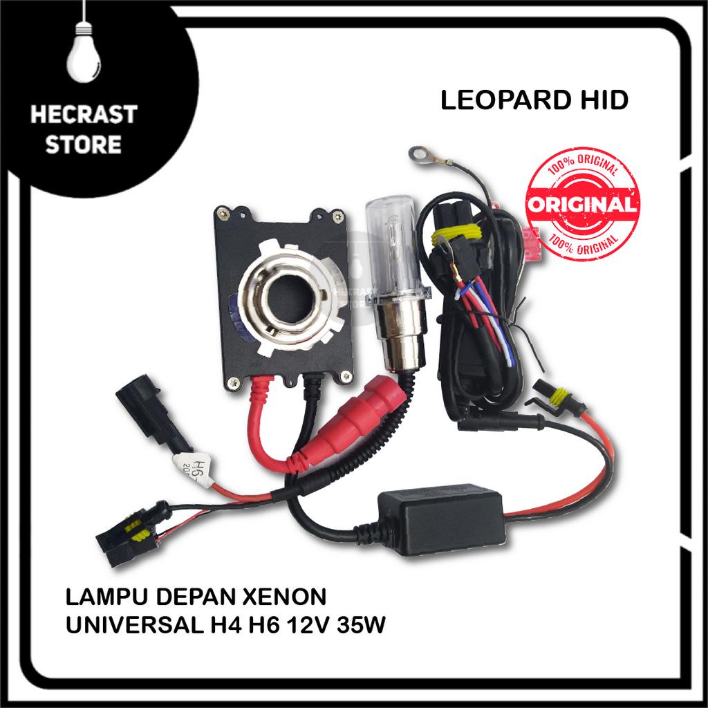 Hid Motor 4300k 6000k 8000k Lampu Depan Xenon Universal H4 H6 12v 35w