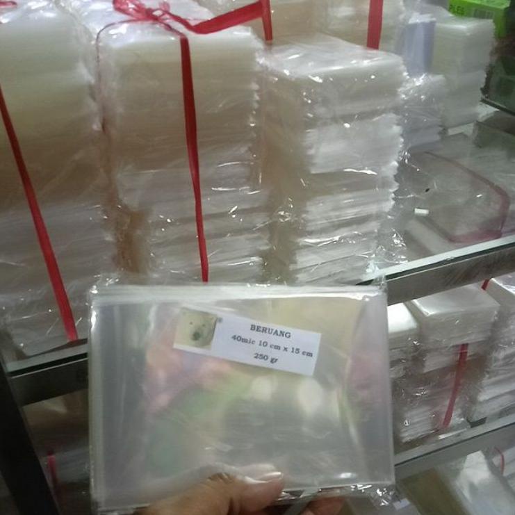 

Best Product ( 1 kg )plastik opp kaca bening 40mic ukuran 5x25 6x25 7x25 8x25 9x25 10x25 cm