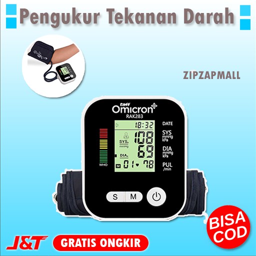 Alat Tensi Darah Digital Tensimeter Digital Pengukur Tekanan Darah Blood Pressure Murah Original