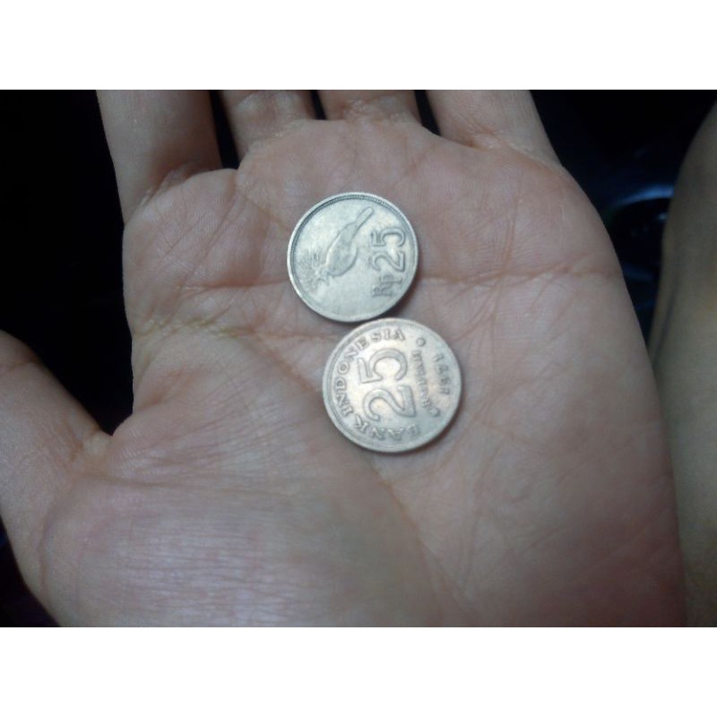 uang duit logam kuno rupiah Indonesia asli tahun 70an koleksi kolektor langka paling dicari