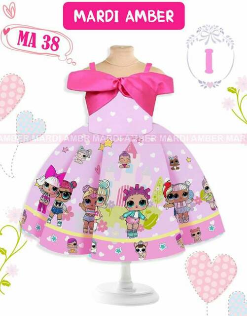 MA38 DRESS ANAK KARAKTER