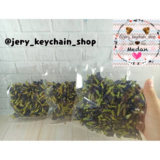 

TERMURAH!! Bunga Telang Kering 20 GR ( Butterfly Pea )