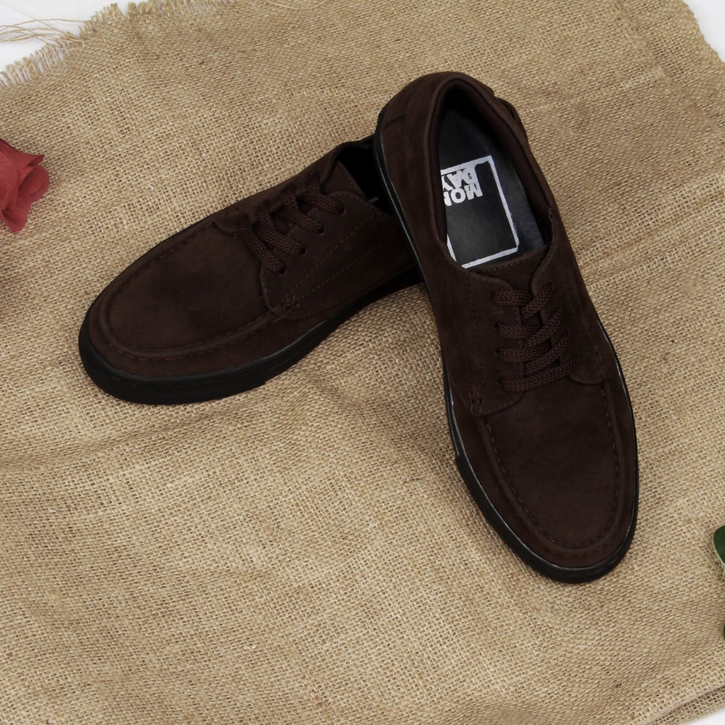 Garp Brown | Sepatu Pantofel Casual Kasual Pria Cowok Men Derby Original Footwear | FORIND x Monday