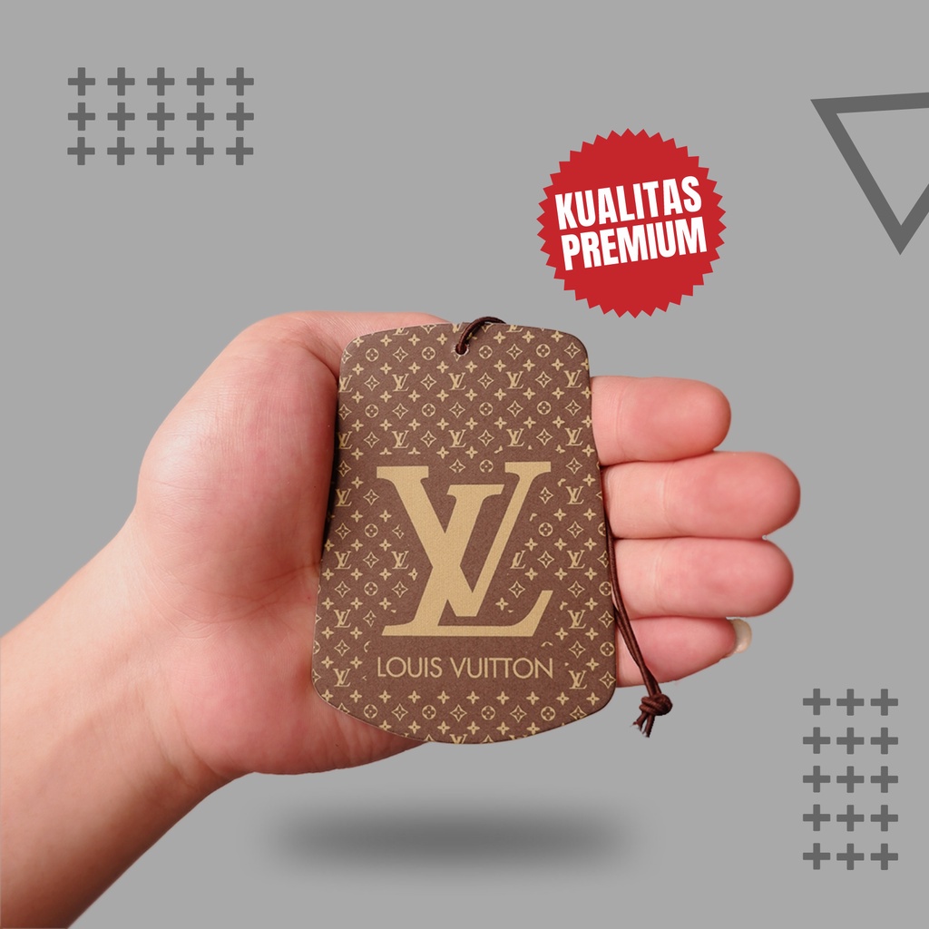 Parfum Pewangi Mobil Gantung Mewah Tahan Lama Kertas Refill - Pengharum Ruangan Premium - LV AIR FRESHENER