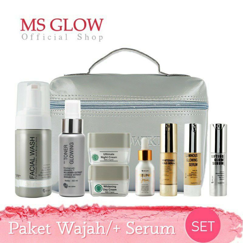 [COD] MS GLOW PAKET WAJAH/+ SERUM [SERUM TERJUAL TERPISAH DARI PAKET WAJAH]