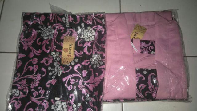 Batik Couple Gamis Brukat Barack 2495 Kemeja