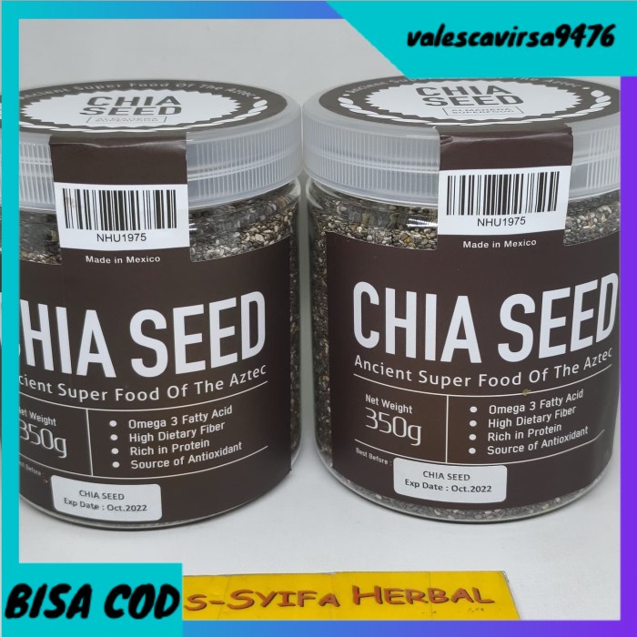 

⭐BISA COD⭐ Chia Seed Organik isi 350 gram