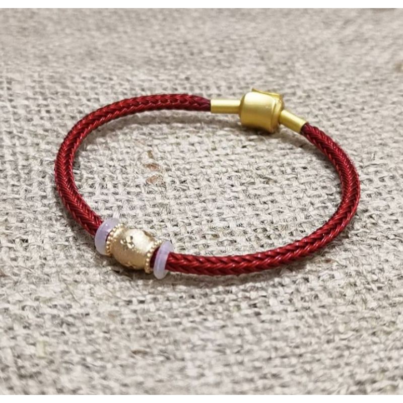 Gelang tali pandora emas asli 6k