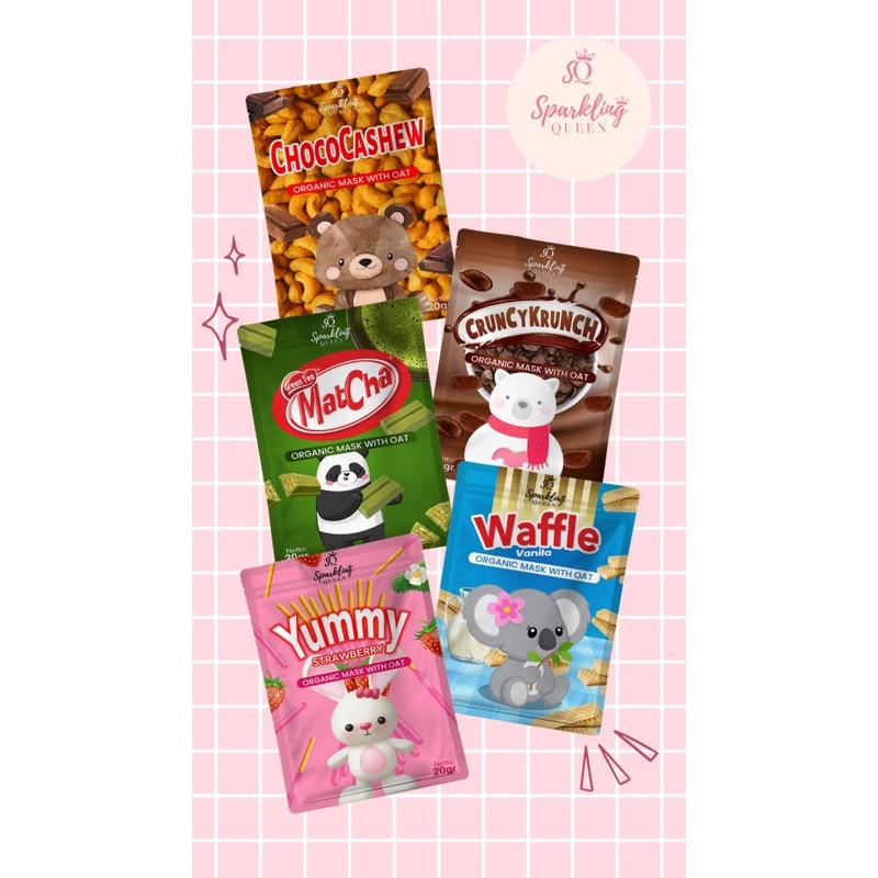 [RESMI] MASKER SPARKLING QUEEN BUY 2 GET GIFT