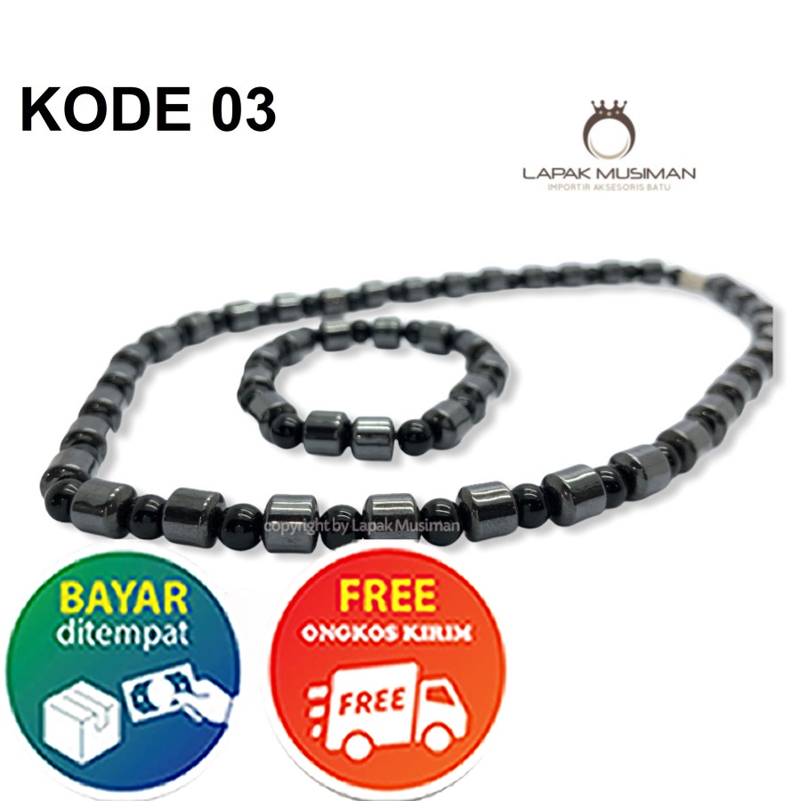 [Bayar di Tempat] KALUNG KESEHATAN GRATIS GELANG MAGNET KESEHATAN