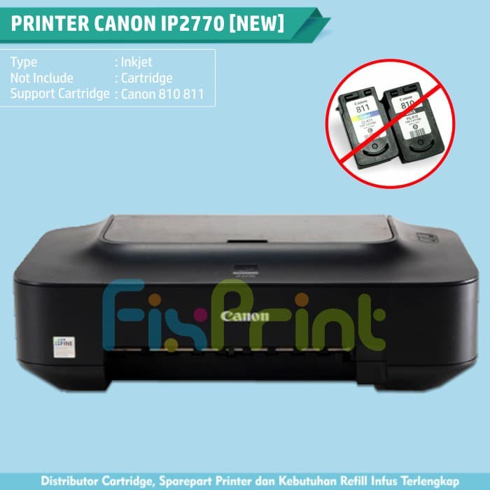 Printer Canon IP2770 New Tanpa Cartridge