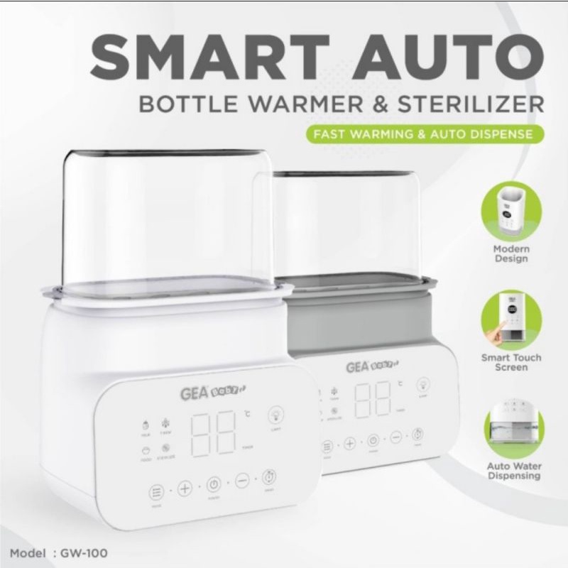 GEA Baby Smart Digital Bottle Warmer &amp; Sterilizer