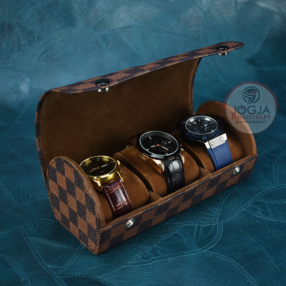 Traveller Watch Case Tube / Tempat Jam Tangan / Box Jam Tangan Tabung