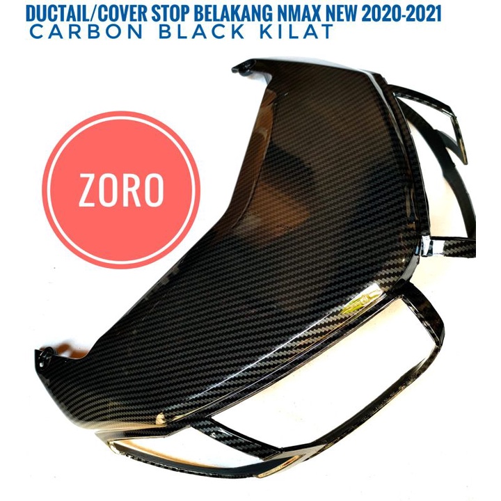 cover tutup lampu stop belakang nmax new 2020 2021 carbon