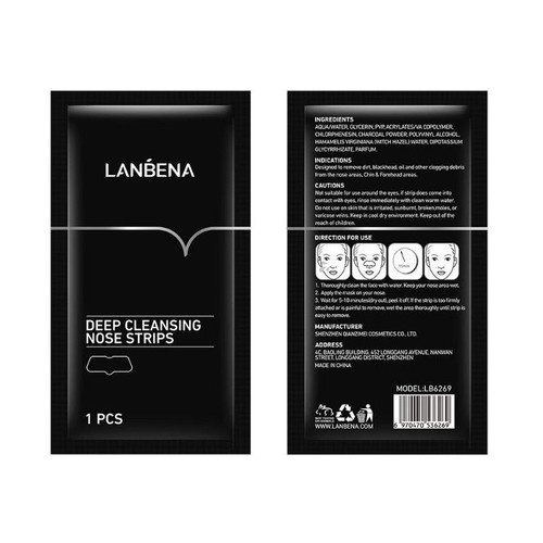 LANBENA MASKER KOMEDO LANBENA SACHET / DEEP CLEANSING NOSE  XX001