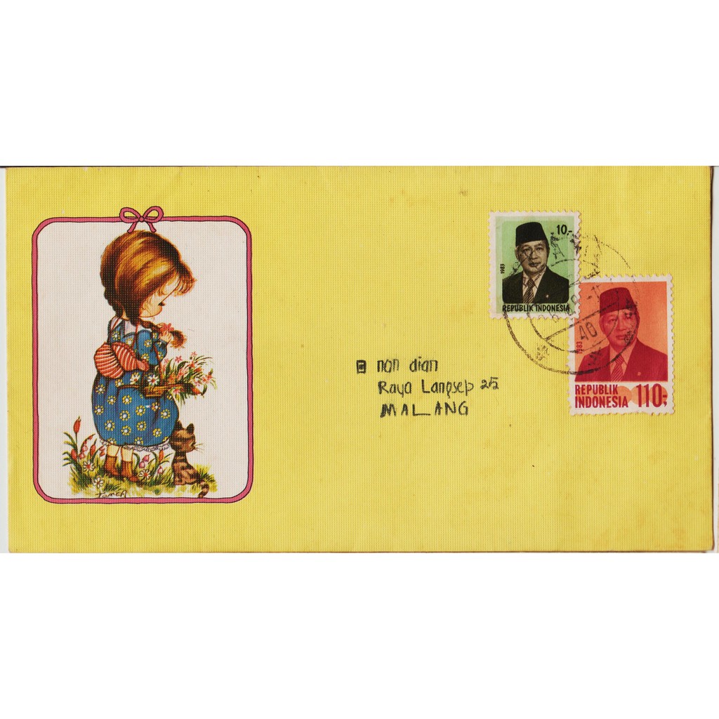 

Perangko Filateli A3-61- Indonesia Cover To Malang