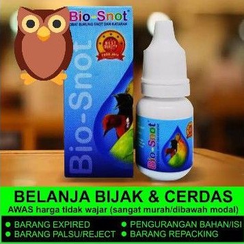 OBAT BURUNG MURAI KACER LOVEBIRD BIO SNOT