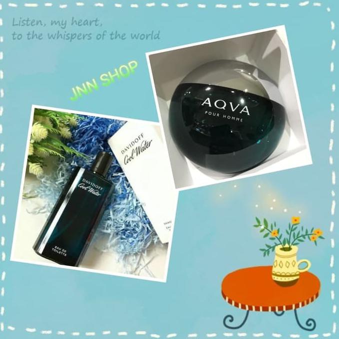 JNN Fresh Men Parfum Original Bvlgari Aqua & Davidoff CW Men UnBox