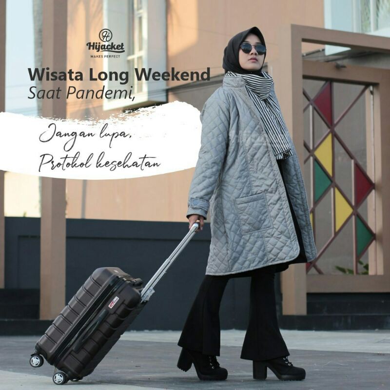 JAKET WANITA MUSLIMAH HIJACKET® BELVA ORIGINAL JAKET HIJABER INDONESIA-1