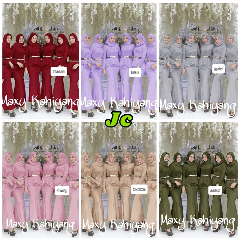 JCZR- Maxi kahiyang / Gamis wanita Murah / Maxi pesta / Gamis Kondangan / Maxi lebaran