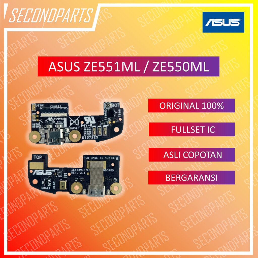 KONEKTOR CHARGER MIC PLUG IN ASUS 2 Z008D ZE550ML Z00AD ZE551ML ORIGINAL COPOTAN