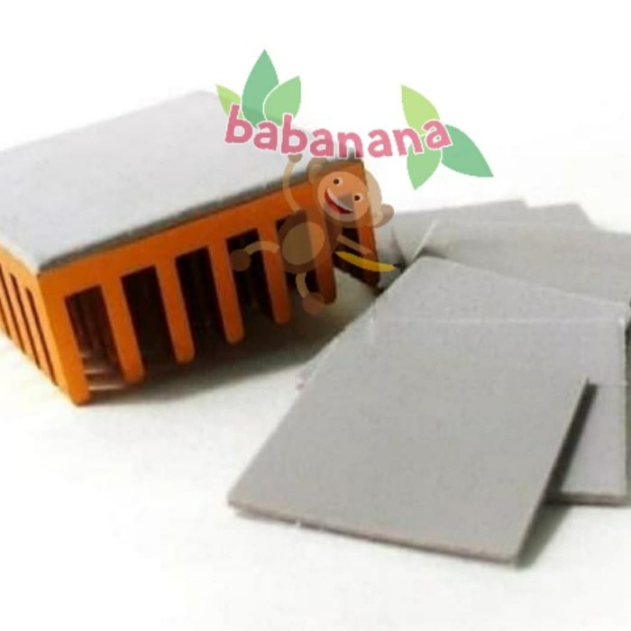 Thermal pad 100mm x 100mm x 0.5mm Grey prosesor memory heatsink