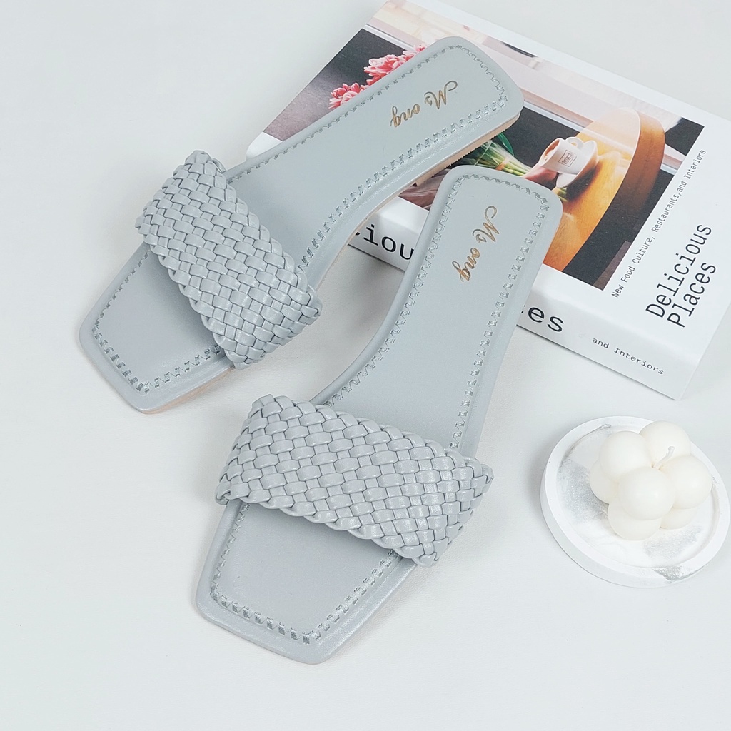 JY MST 02 Sandal Teplek / Flat Kepang Wanita Impor Murah