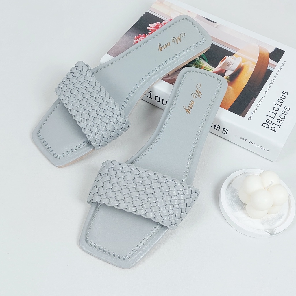 JY MST 02 Sandal Teplek / Flat Kepang Wanita Impor Murah