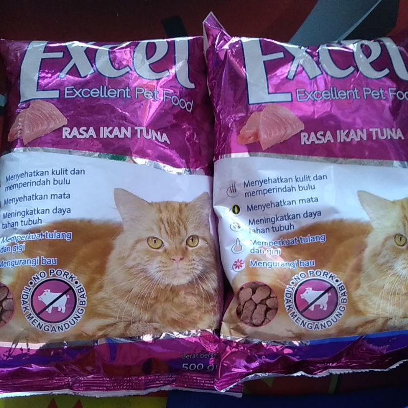 pakan kucing Excel