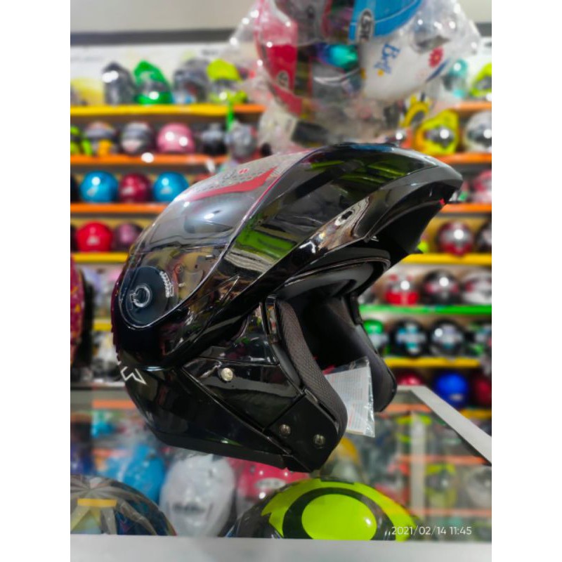 HELM KYT MODULAR RXX BLAK//HELM KYT MULTI FUNGSI ORIGINAL 2KG ONGKIR-1