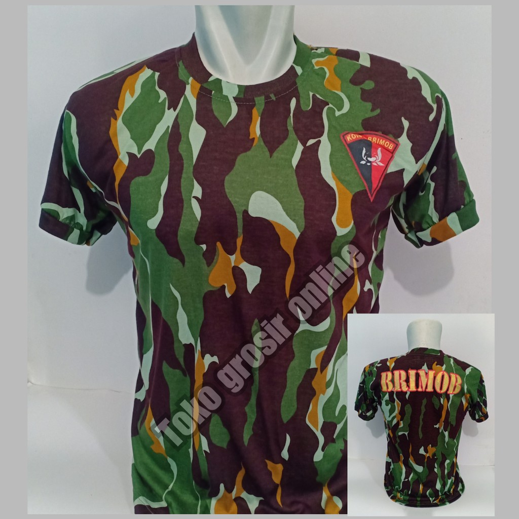 Kaos brimob || Kaos loreng brimob