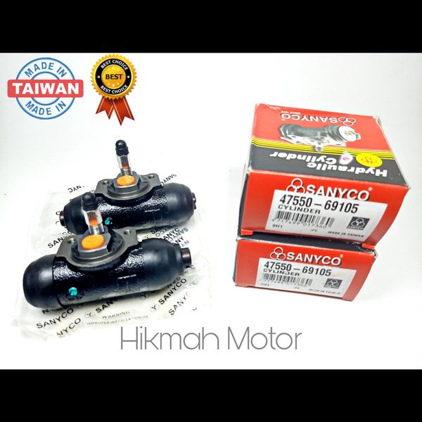 SATU SET MASTER REM RODA WHEEL CYLINDER BELAKANG ATAU CYLINDER ASSY REAR WHEEL BRAKE TOYOTA