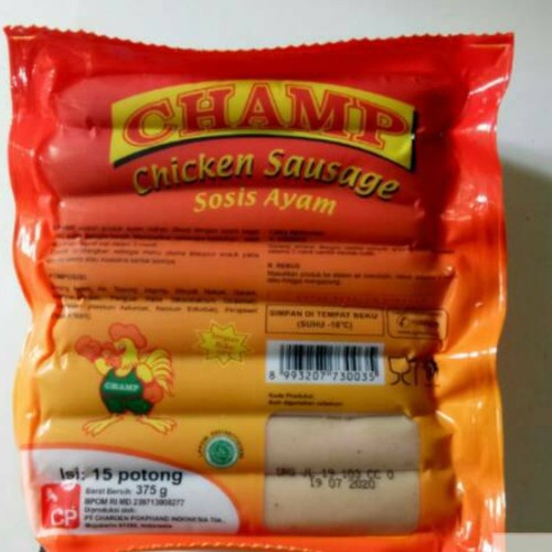 

Champ Sosis Ayam segar / Chicken Sausage fresh isi 15pcs