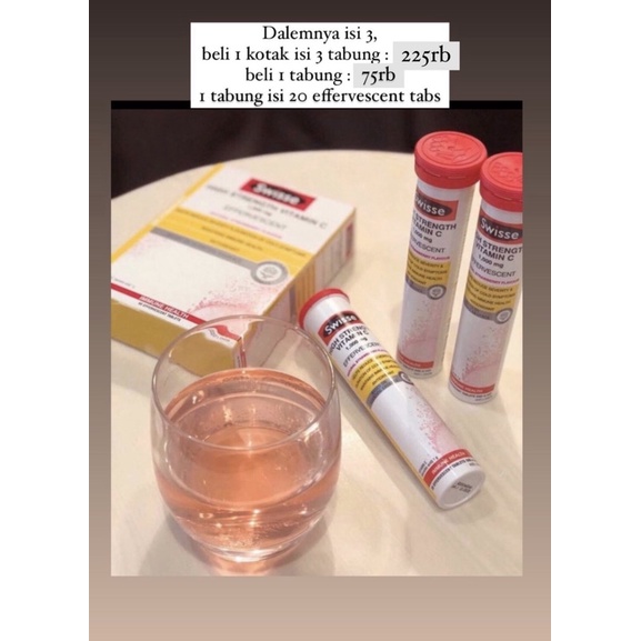 Swisse Vitamin C High Strentgh Celup