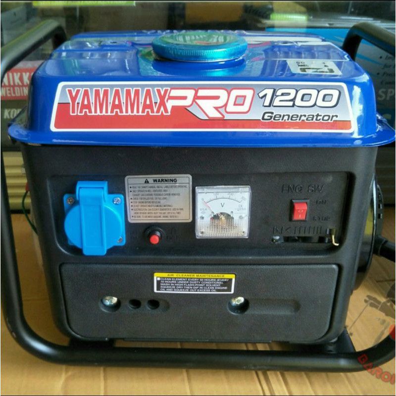 Genset Yamamax PRO 1200, Yamamax PRO generator Rubicon Output 750 Watt Cocok Untuk Warung Giras