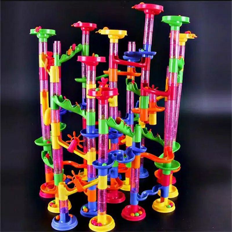 Tma / Marble Run Adventure isi 105pcs / Mainan Rail Bola Pertualang