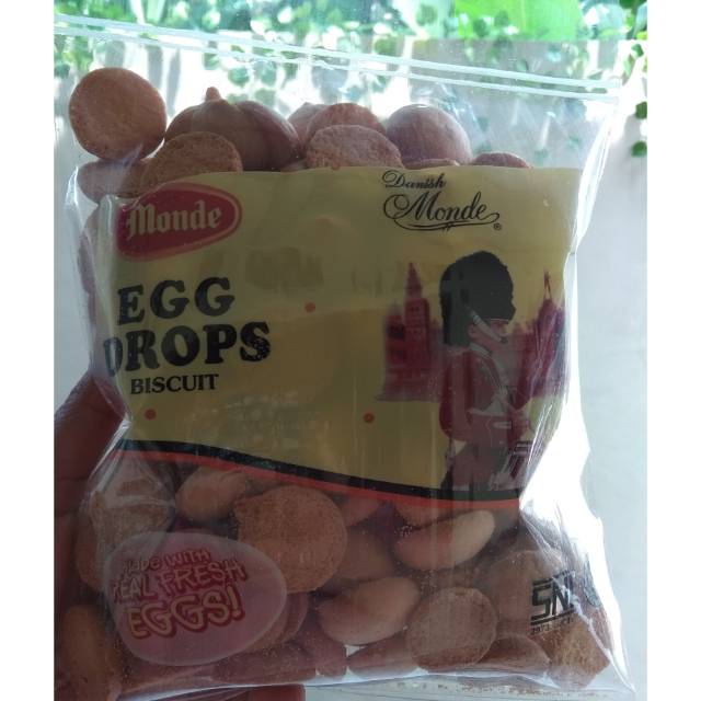 

MONDE EGG DROPS BISCUITS 225GR SNACK CEMILAN KILOAN ORIGINAL MURAH