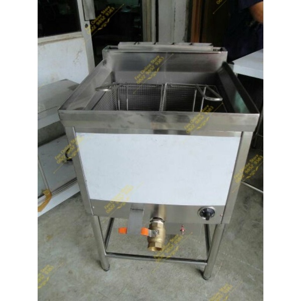 Deep Fryer 30 liter (alat penggorengan hemat gas) Stainless steel