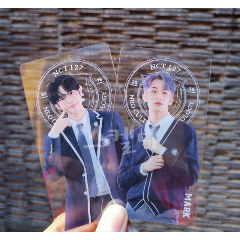 Clear Bookmark & Mini Brochure B2S Kit Nct127 / Mark Jungwoo Johnny Taeil [BACA DESKRIPSI]