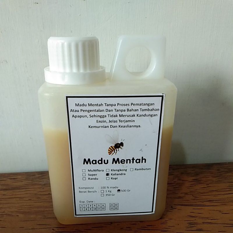 

Madu Mentah Ternak Murni Asli Varian Nektar kemasan 500gr