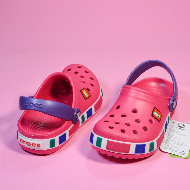 Crocs Anak Lego Kids Dan Junior Crocs  Sendal Karet Empuk Anti Air