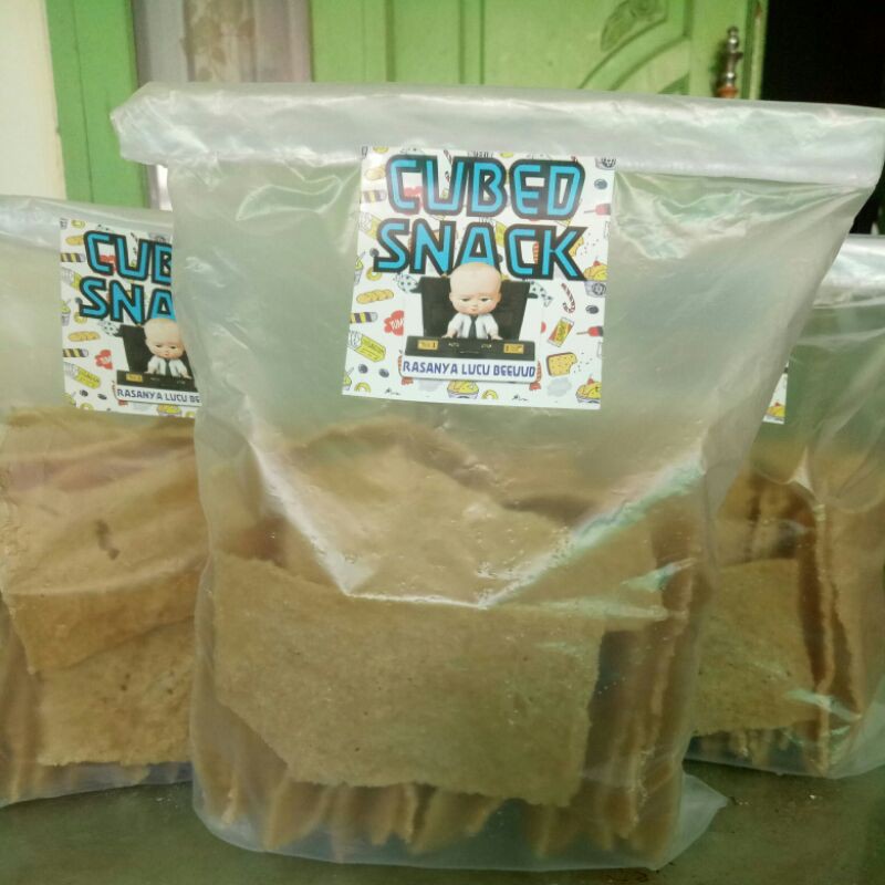 

Kerupuk Gendar Rasa Bawang (CUBEDSnack)
