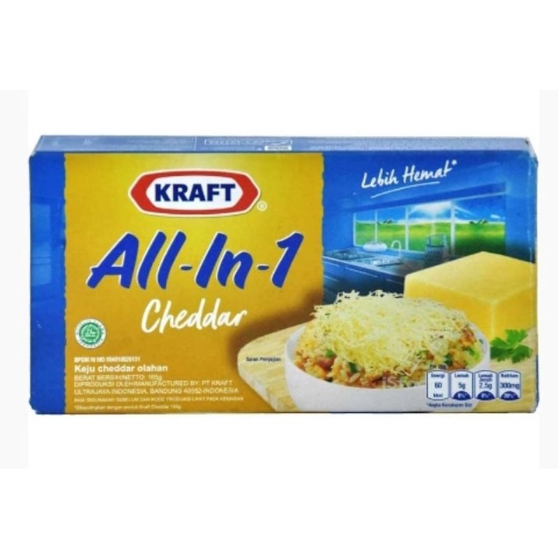 

KRAFT All in 1 Cheddar 150 gram