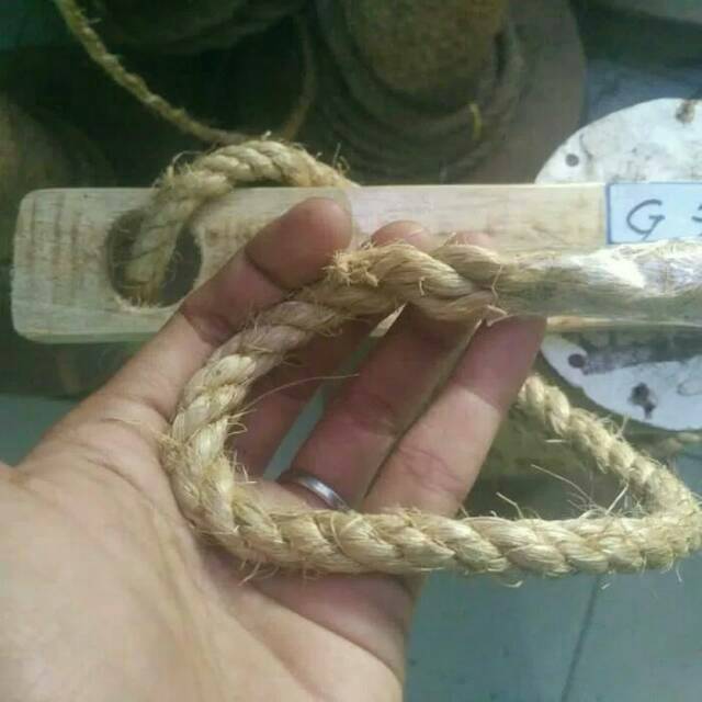 TALI TAMBANG RAMI GONI/TALI MANILA/GURITA/TALI VINTAGE 8 MM