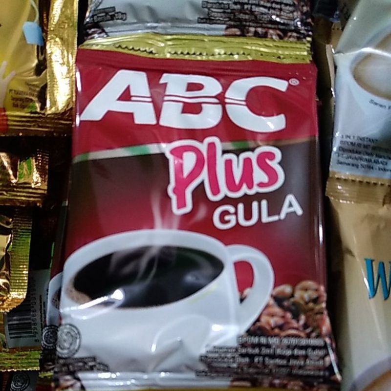 PROMO LAGI 1 dus Kopi ABC Plus Gula  isi 12 renceng x 18gr