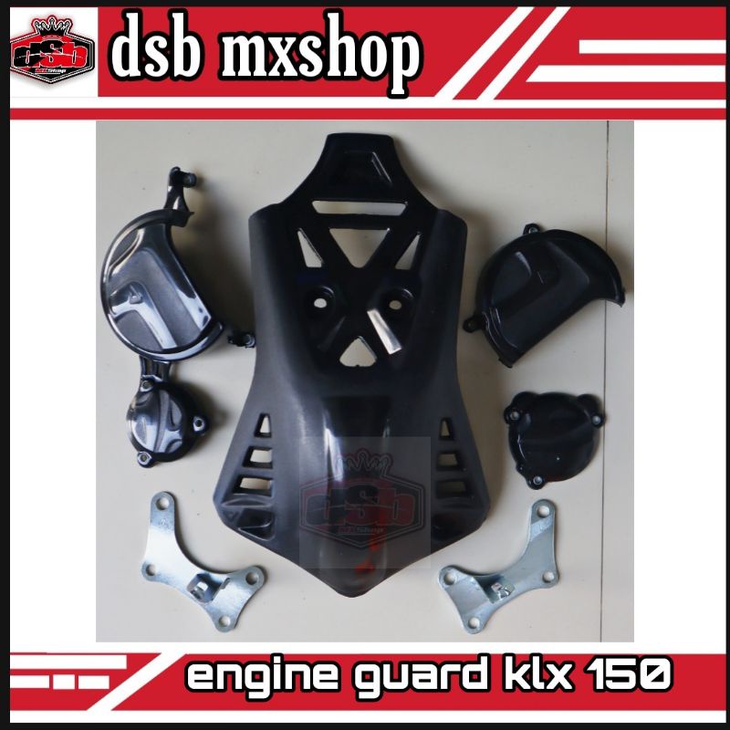TUTUP MESIN KLX 150 FULL DTRACKER 150 KLX BF KLX S KLX G ENGINE GUARD KLX COVER MESIN KLX