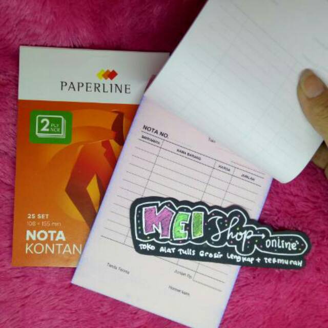 

Nota 2ply kecil kiky / paperline