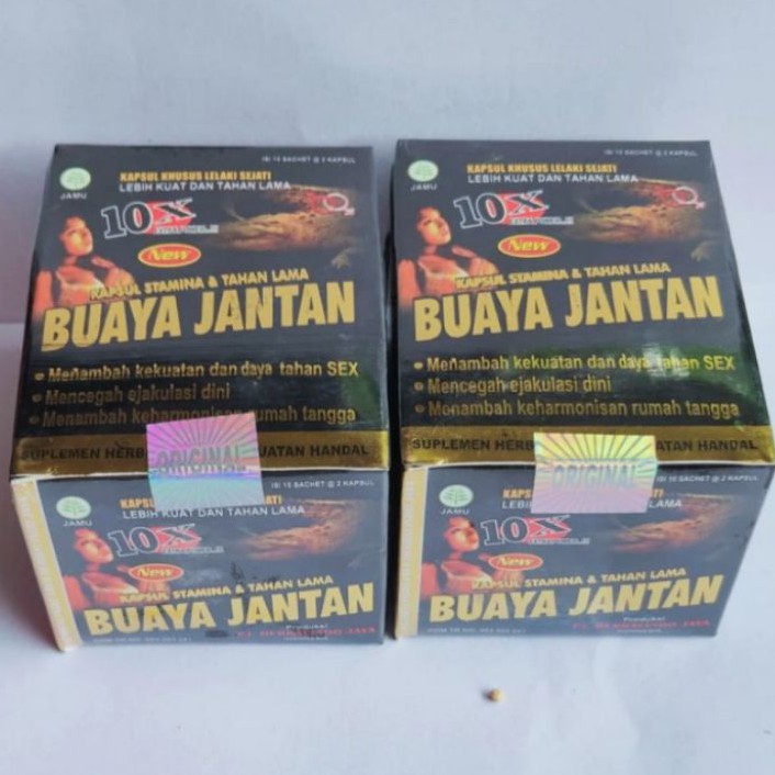 Jamu Herbal Kapsul Buaya Jantan 10X