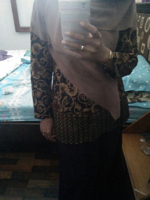 Atasan Batik Dolby Dolbi Dobby Doby Tenun Sutra Tulis Halus Katun Atbm Baron ,sarombit Atasan